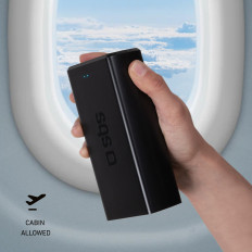 Powerbank 30000 mAh USB-C USB-A - černá