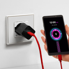 Kabelinė kabelis USB-C 60 WP 1.5m - raudona
