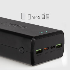 PowerBank 30000 Mah USB-C USB-A - Juoda
