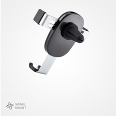 Gravitational Car Handle tarkkailulaitteelle puhallus - musta