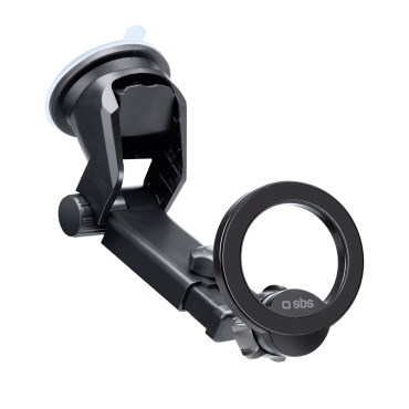 Suporte de carro para smartphone magsafe na janela do painel - preto