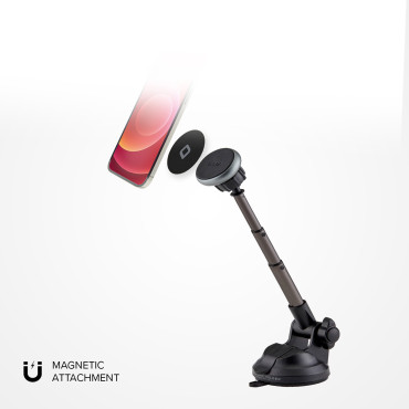 Suporte de carro para Magsafe Telescópica Smartphone - Preto