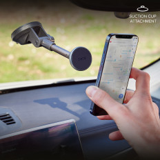 Titular de automóvil para Magsafe Telescópico Smartphone - Negro