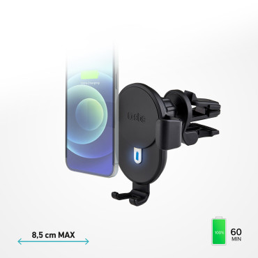 Car handle on smartphone with 10W induction loader - black