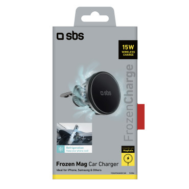 Suporte de carro em um smartphone com um xadreiro xadrez com resfriamento - preto