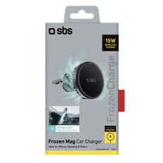 Suporte de carro em um smartphone com um xadreiro xadrez com resfriamento - preto