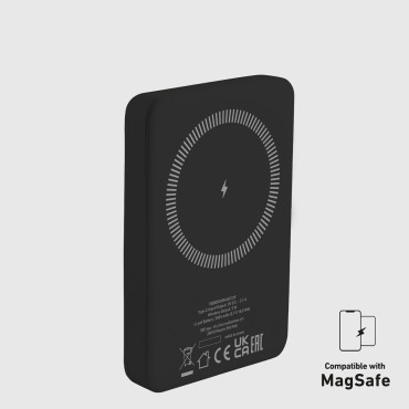 Zariadenie PowerBank 5000 Mah USB-C Magsafe - čierna