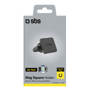 Magnetic Car Holder for en smarttelefon for en forsyningsgrill - svart
