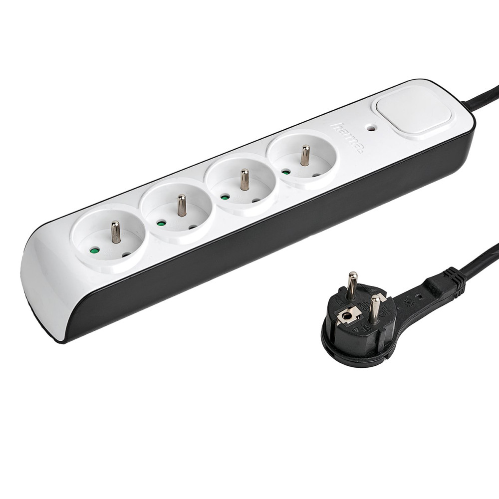 Anti-Slip Strip 4 Sockets 1.5m - vit
