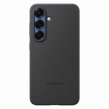 Samsung Silikonväska Samsung Silikon Etui för Samsung Galaxy S25 - Svart