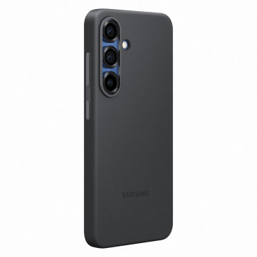 Samsung Silikonväska Samsung Silikon Etui för Samsung Galaxy S25 - Svart