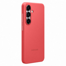 Caso de silicone Samsung Samsung para Samsung Galaxy S25 - Vermelho