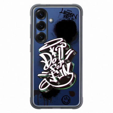 Silikonový pouzdro Samsung Flipit Case Rugged pro Samsung Galaxy S25 - černá