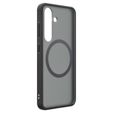 Bolsa de silicone Spigen Capella Magfit para Samsung Galaxy S25 - Preto