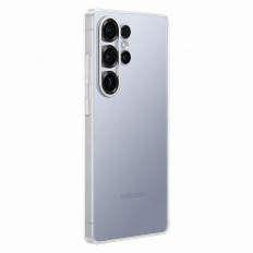 Caso de silicone do caso claro de Samsung para Samsung Galaxy S25 Ultra - Transparente