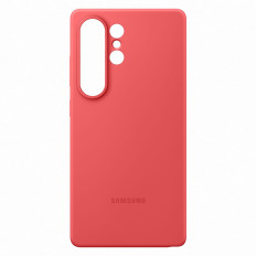 Étui Samsung Silicone pour Samsung Galaxy S25 Ultra - Rouge