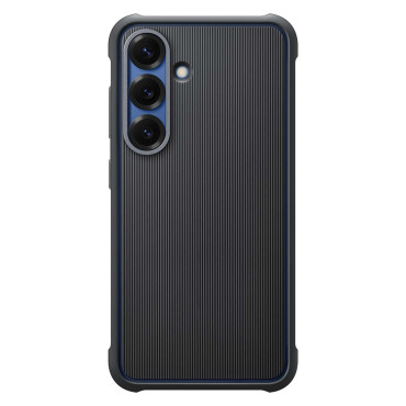 Funda de silicona escarpada del caso Samsung para Samsung Galaxy S25 + - Negro