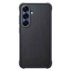 Funda de silicona escarpada del caso Samsung para Samsung Galaxy S25 + - Negro