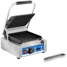 Kontakt Grill-elektrischer Kontakt mit LED-Display-Gusseisen-Scheiben 1800W