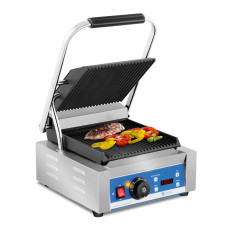 Kontakta Grill Elektrisk kontakt med LED-skärmgjutjärnskivor 1800W