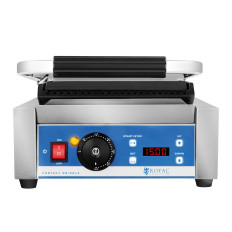 Kontakta Grill Elektrisk kontakt med LED-skärmgjutjärnskivor 1800W