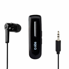 Trådlös handenhet med Bluetooth Clip - Svart