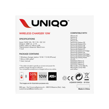 Quick Charge 3.0 10W - črna