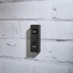 Weerstation Hama Premium met een kleur USB-display - zwart