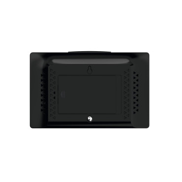 Vejrstation Hama Tryk på Touch Panel Termometer Hygrometer Clock Date - Sort