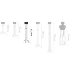Shoulder Mixing attachment for the blender of the handmade mixer Royal Catering RCMA-300 300mm