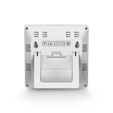Vejrstation Hama Palawan termometer hygrometer ur vækkeur - hvid