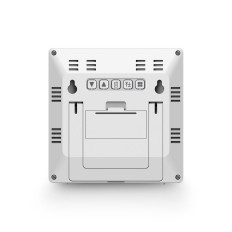 Vejrstation Hama Palawan termometer hygrometer ur vækkeur - hvid