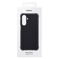 Custodia in silicone Samsung Robusto su Samsung Galaxy A26 5G - Nero