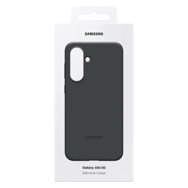 Samsung Θήκη σιλικόνης σιλικόνης σε Samsung Galaxy A56 5G - Μαύρο