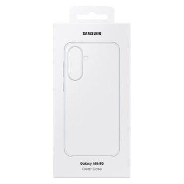 Caso de silicone da Samsung Clear Case para Samsung Galaxy A56 5G - Transparente