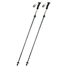 Trekking Poles Nordic Walking Aluminium 110 - 130 cm - Brown