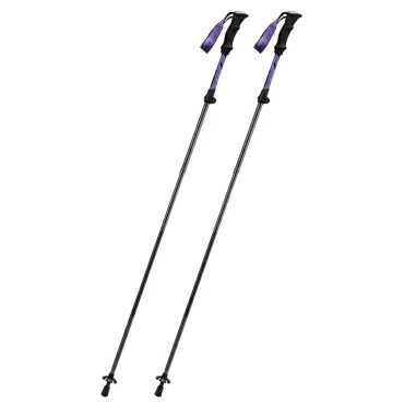 Treking poliai Nordic Walking Aliumum 110 - 130 cm - Violetinė