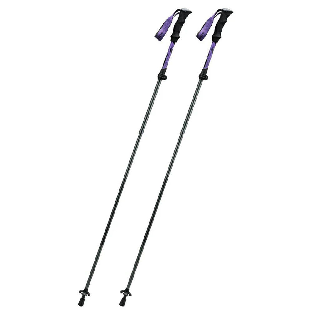 Trekking Pole nordijske hoje aluminij 110 - 130 cm - Violet