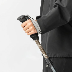Trekking Pole nordijske hoje aluminij 110 - 130 cm - rjava