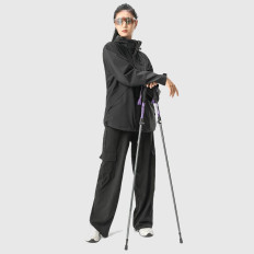 Trekking Pole nordijske hoje aluminij 110 - 130 cm - Violet