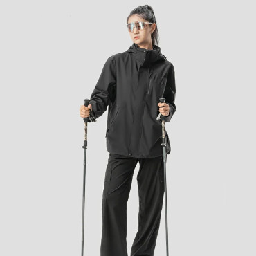 Trekking Poles Nordic Walking Aluminium 110 - 130 cm - Brown