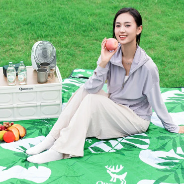 Picnic Mat Blanket Vattentät Turist 2 x 2 m - grön