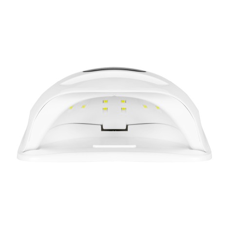 Lampada Professionale per Unghie UV DUAL LED GLOW S1 168W Argento — vista frontale