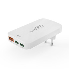 Sklopivi punjač USB-C USB-a 65W - bijeli gan