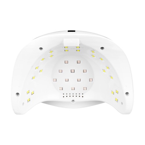 Lâmpada UV DUAL LED GLOW S1 168W Prateada — vista superior