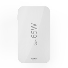 Carregador de dobramento USB-C USB-A 65W - Gan branco