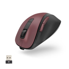 Wireless Mouse MW-500 V2 with Battery - Burgundy