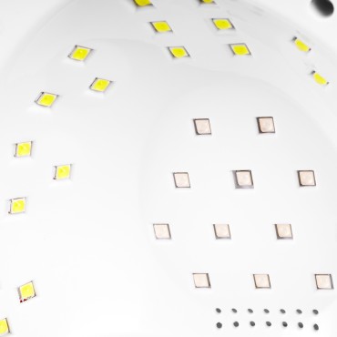 UV DUAL LED GLOW S1 168W ΑΣΗΜΙ — κοντινή επιφάνεια