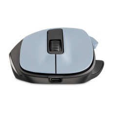 Mouse sem fio MW-500 v2 com bateria - azul claro