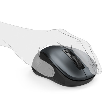 Bezvadu peles kanoza v2 Bluetooth - melns